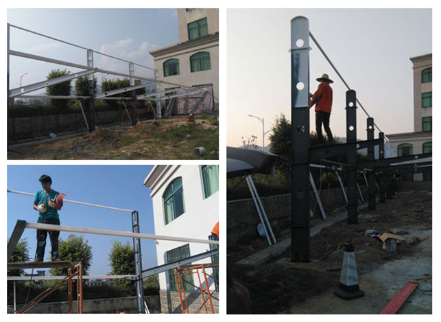 新豐縣保護(hù)局車棚鋼結(jié)構(gòu)施工圖