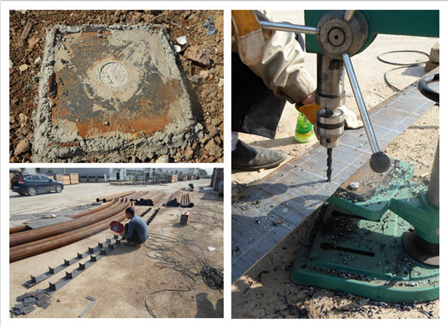 五子溝機(jī)床廠膜結(jié)構(gòu)車棚鋼結(jié)構(gòu)現(xiàn)場施工圖