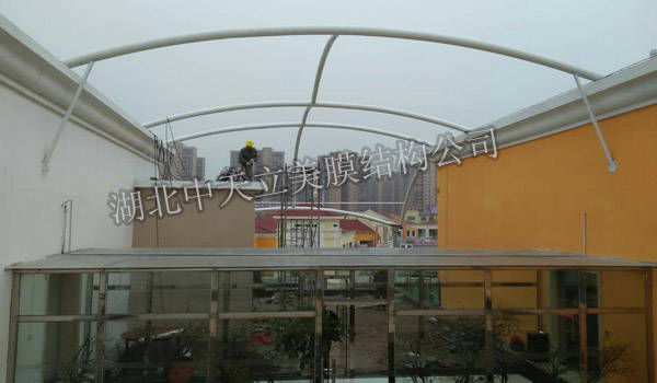 盤龍城奧特萊斯頂棚膜結構施工圖