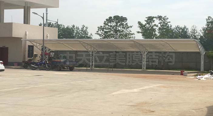 中天立美膜結(jié)構(gòu)自行車棚