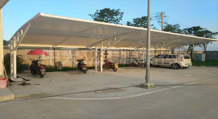 中天立美膜結(jié)構(gòu)自行車棚