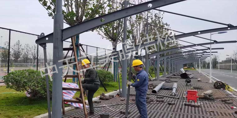 武漢膜結構停車棚廠家